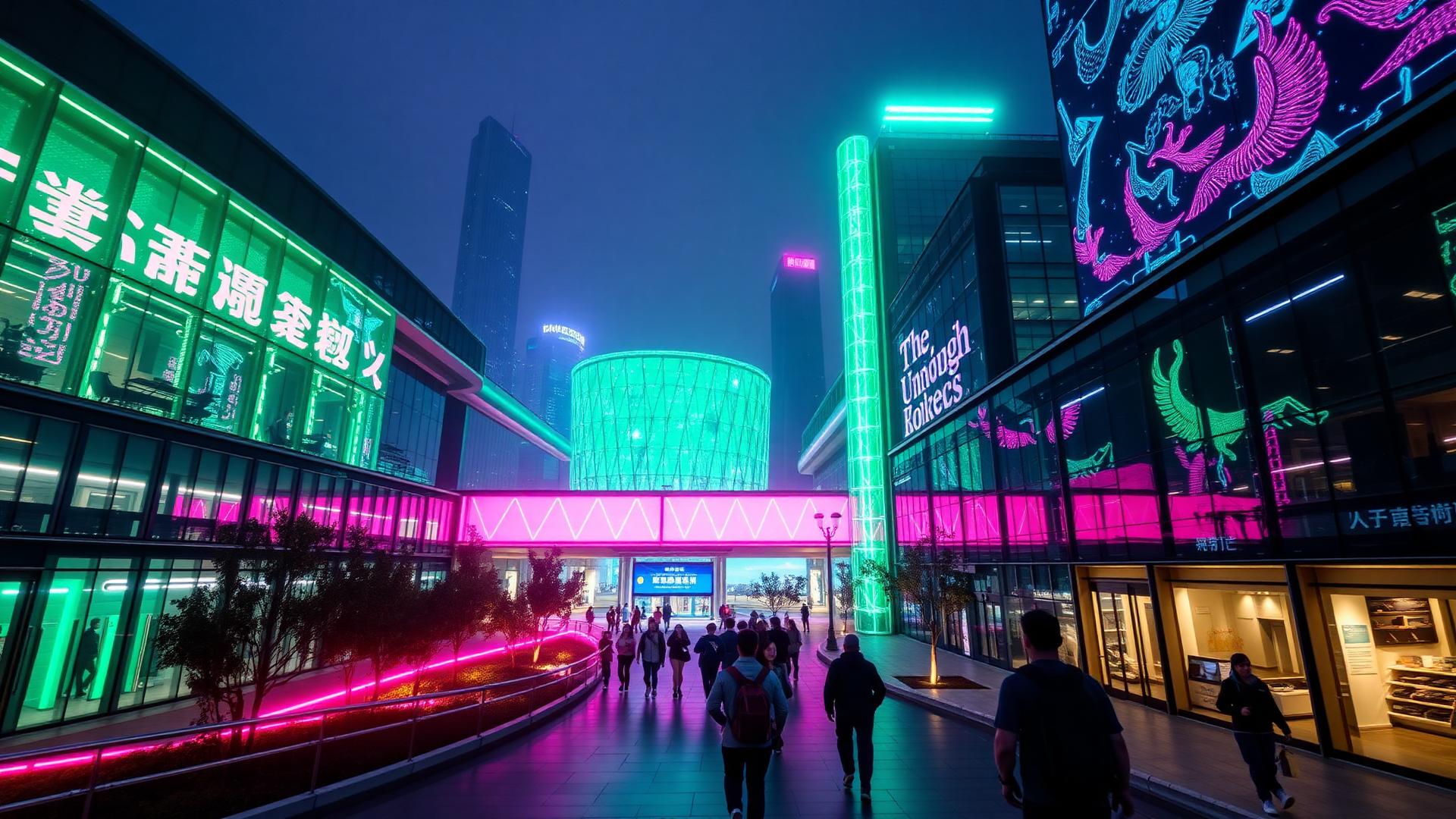 University campus in China with Bangladeshi students